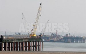 <北朝鮮>鴨緑江下流の朝中経済開発地区は今