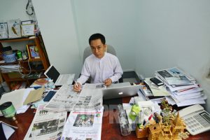変化途上のミャンマー2 言論自由化どこまで?弾圧経験の日刊紙編集長に聞く 宇田有三