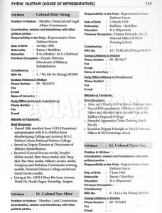 変化途上のミャンマー6 進む情報公開 国会議員情報も詳細に 宇田有三