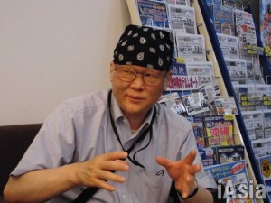 神戸学院大の上脇教授　撮影 鈴木祐太