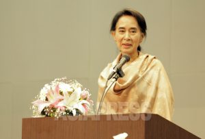 <スーチー氏来日>東京での演説全文を読む2