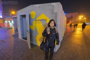 <ウクライナ・映像写真報告>ミサイル攻撃と砲撃、身を守る防空退避シェルター (動画+写真10枚)