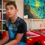 ＜ウクライナ・アートの現場3＞侵攻を”予言”した少年「戦争が起きる」マクシムが見る世界(写真12枚)