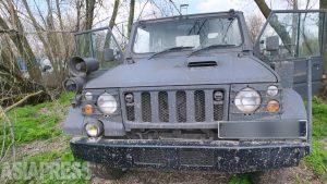 <独自・ウクライナ東部戦線 3>自衛隊車両、ギア故障や車輪不調も、修理に苦闘(写真25枚)