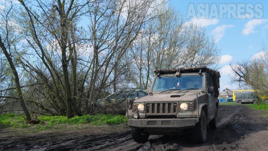 【動画】<ウクライナ東部・現地報告>自衛隊車両、ポクロウシク攻防戦に投入、第157独立機械化旅団