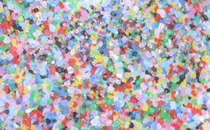 【関連資料】ハローキティ砂絵セットからのアスベスト検出を示す証拠の顕微鏡写真や再分析のようす