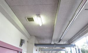 【関連写真】4度にわたって見落とされていたアスベスト含有吹き付け材