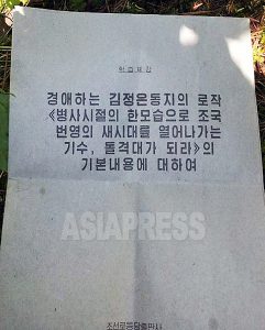 김정은 노작 뒤늦게 배포, '제대군인 역할 높여달라'