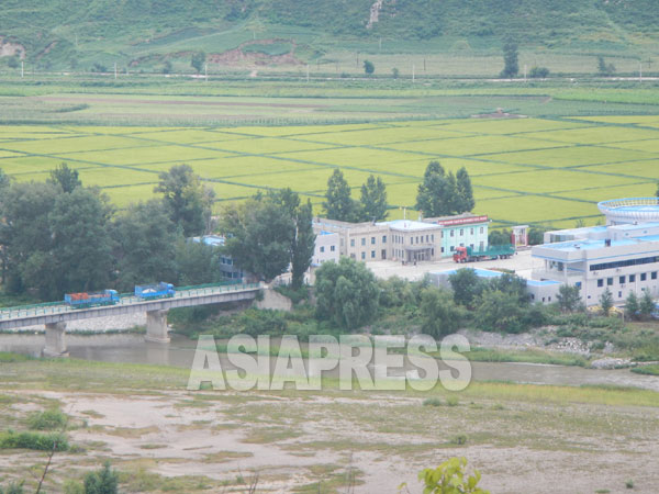 The Tumen River, on the border between Hoeryong City, North Korea and China: the incident occurred in this area. Taken on August 2015, from the Chinese side by ISHIMARU JIRO (ASIAPRESS)