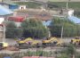 ＜Analysis of N. Korean photos＞N.K-China Border: Scene of Massive State Smuggling (1) Smuggling Vehicles Fill Even School Playgrounds; Parking Shortage Emerges in Hyesan City