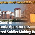 ＜Super-telephoto N.Korea Video＞People Seen in Propaganda Apartment; Nighttime Illuminations and Mass Mobilization of Young Soldiers for Construction